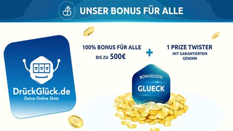 drueckglueck bonus code.